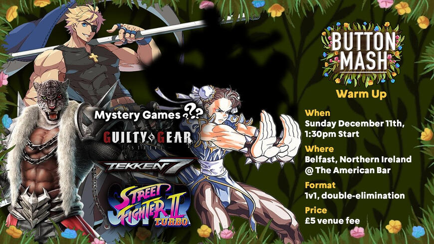 Button Mash Belfast Flyer